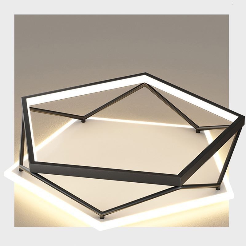Lámpara de techo tridimensional hueca empotrada de 55 cm