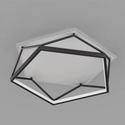 Lámpara de techo tridimensional hueca empotrada de 55 cm