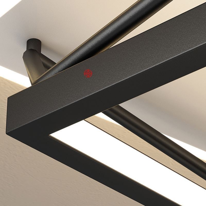 Lámpara de techo tridimensional hueca empotrada de 55 cm