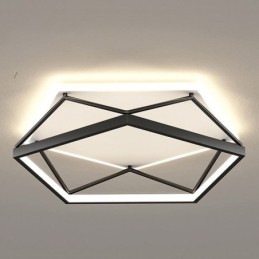 Lámpara de techo tridimensional hueca empotrada de 55 cm