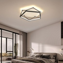 Lámpara de techo tridimensional hueca empotrada de 55 cm