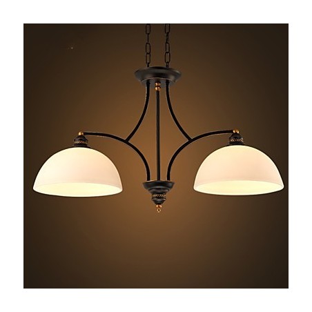 Lámparas de techo minimalistas retro Lámparas de techo de cristal de estilo europeo Lámpara Lámparas de techo minimalistas retro Lámparas de techo de cristal de estilo europeo Lámpara
