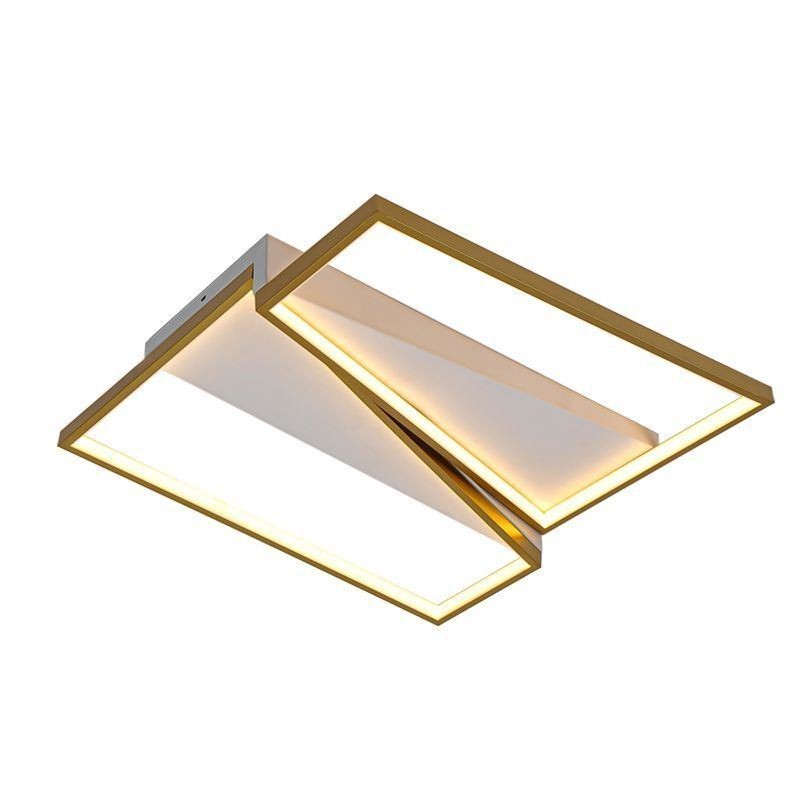 Lámpara de techo trapezoidal de mosaico minimalista empotrada