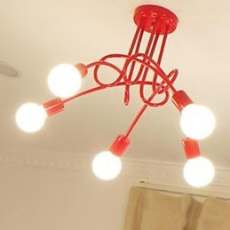 Lámpara de techo absorbente contemporánea y contraída