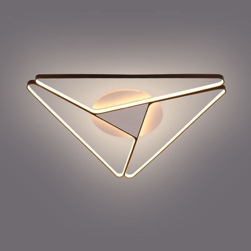 Lámpara de techo triangular minimalista empotrada