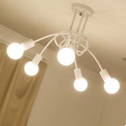 Lámpara de techo absorbente contemporánea y contraída