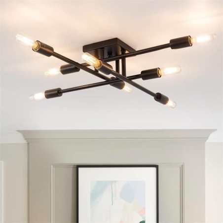 Lámpara de techo decorativa de estilo industrial americano con montaje empotrado retro campestre