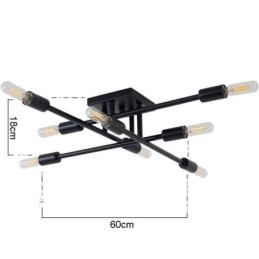 Lámpara de techo decorativa de estilo industrial americano con montaje empotrado retro campestre