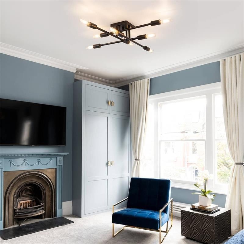 Lámpara de techo decorativa de estilo industrial americano con montaje empotrado retro campestre