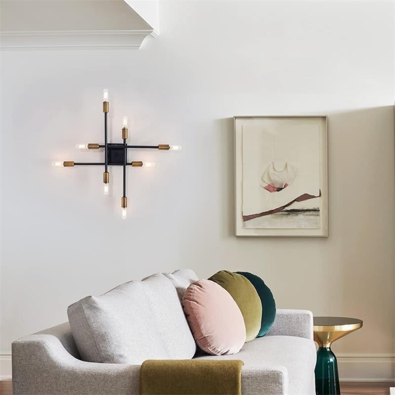 Lámpara de techo decorativa de estilo industrial americano con montaje empotrado retro campestre