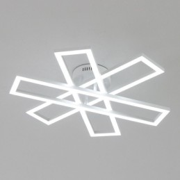 Lámpara de techo minimalista empotrada de aluminio con diseño de molino de viento