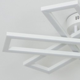 Lámpara de techo minimalista empotrada de aluminio con diseño de molino de viento