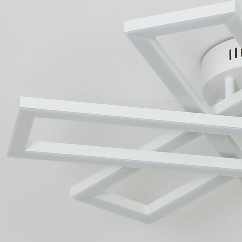 Lámpara de techo minimalista empotrada de aluminio con diseño de molino de viento