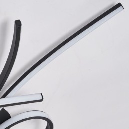 Lámpara de techo minimalista empotrada de aluminio con diseño de mariposa