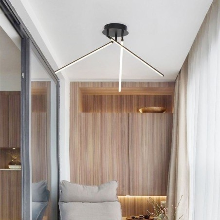 Lámpara de techo con diseño de molino de viento de aluminio con montaje empotrado creativo Lámpara de techo con diseño de molino de viento de aluminio con montaje empotrado creativo