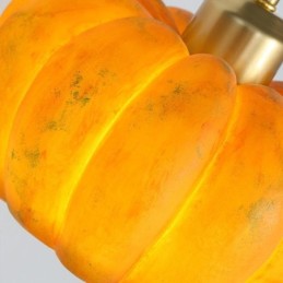 Lámpara de techo japonesa retro empotrada con dos calabazas pequeñas