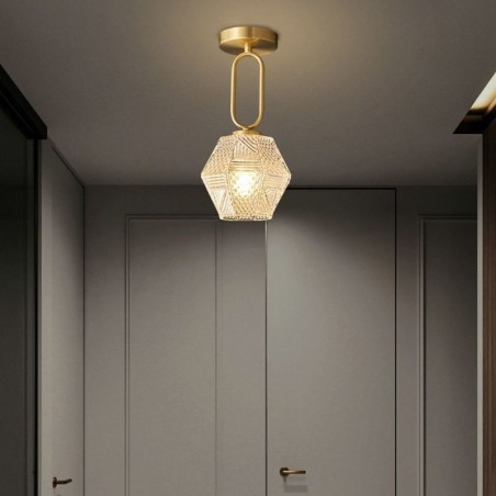 Lámpara de techo creativa de cristal empotrada moderna para el hogar Lámpara de techo creativa de cristal empotrada moderna para el hogar