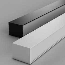 Lámpara de techo moderna de tira larga montada en superficie