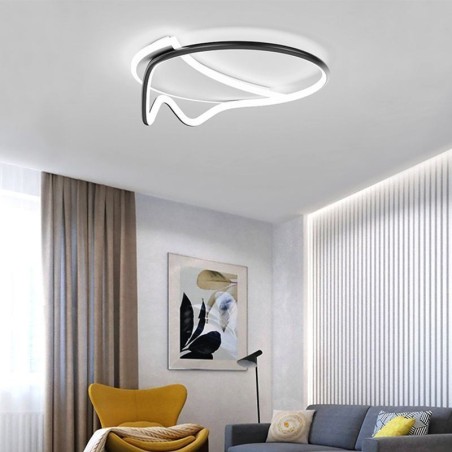 Lámpara de techo moderna con forma de anillo para decoración del hogar Lámpara de techo moderna con forma de anillo para decoración del hogar