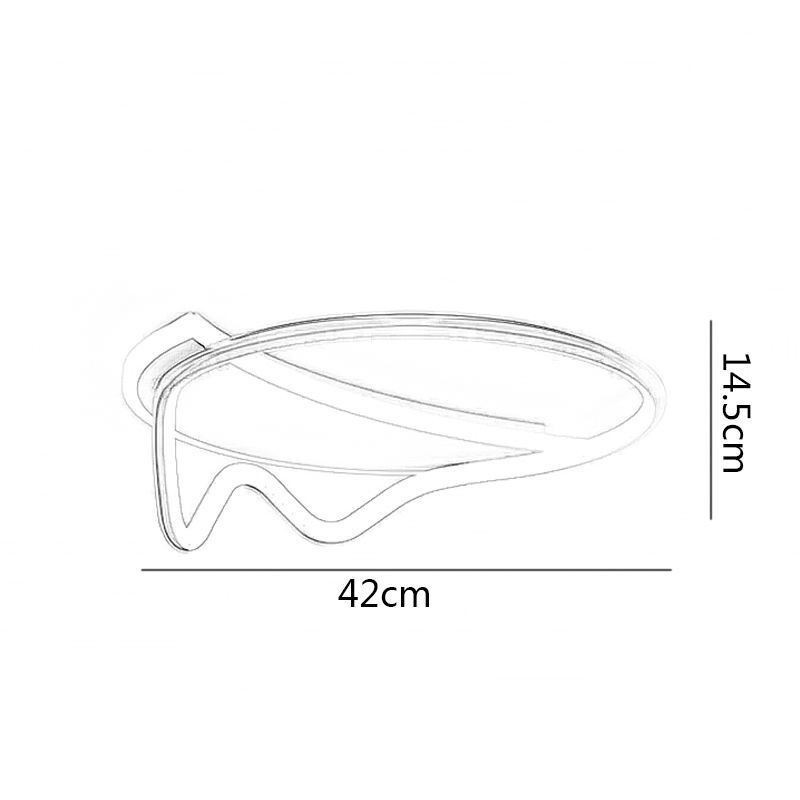 Lámpara de techo moderna con forma de anillo para decoración del hogar