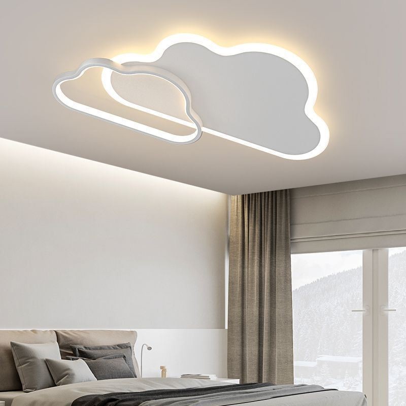 Lámpara de techo moderna con decoración de nubes creativas