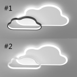 Lámpara de techo moderna con decoración de nubes creativas