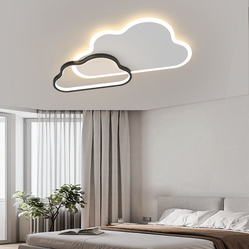 Lámpara de techo moderna con decoración de nubes creativas