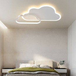 Lámpara de techo moderna con decoración de nubes creativas
