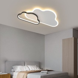 Lámpara de techo moderna con decoración de nubes creativas