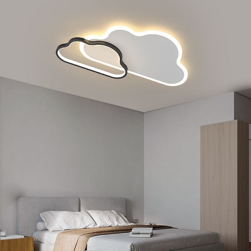 Lámpara de techo moderna con decoración de nubes creativas