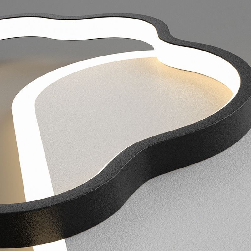 Lámpara de techo moderna con decoración de nubes creativas