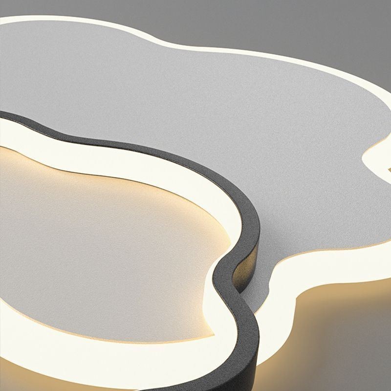 Lámpara de techo moderna con decoración de nubes creativas