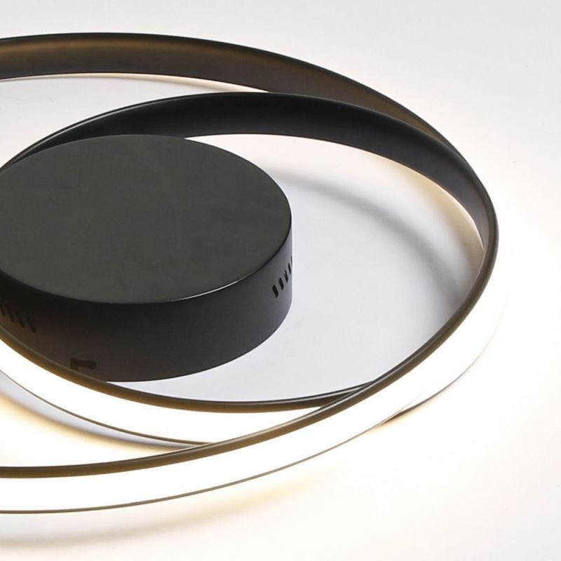 Lámparas de techo modernas, lámparas redondas dobles