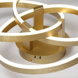 Lámpara de techo moderna de 3 anillos