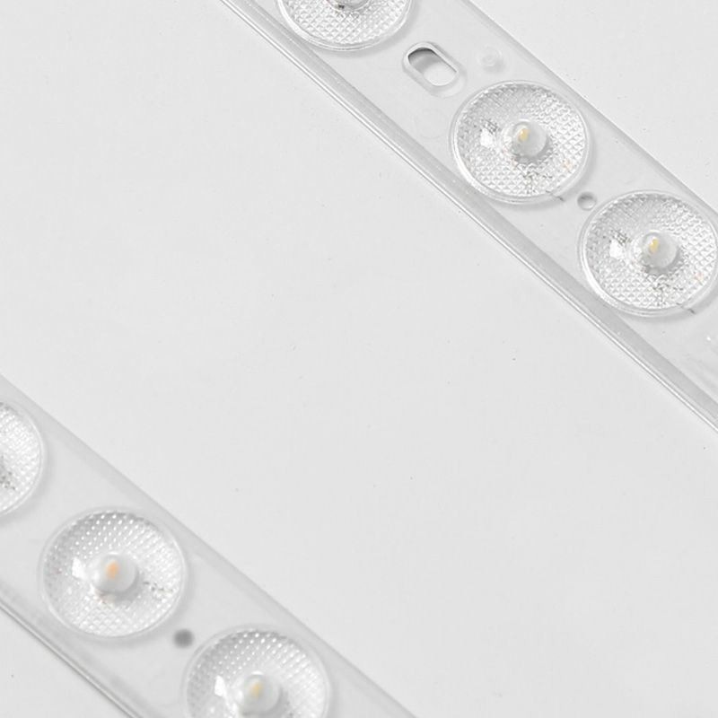 Lámpara de techo rectangular empalmada con luz de techo moderna
