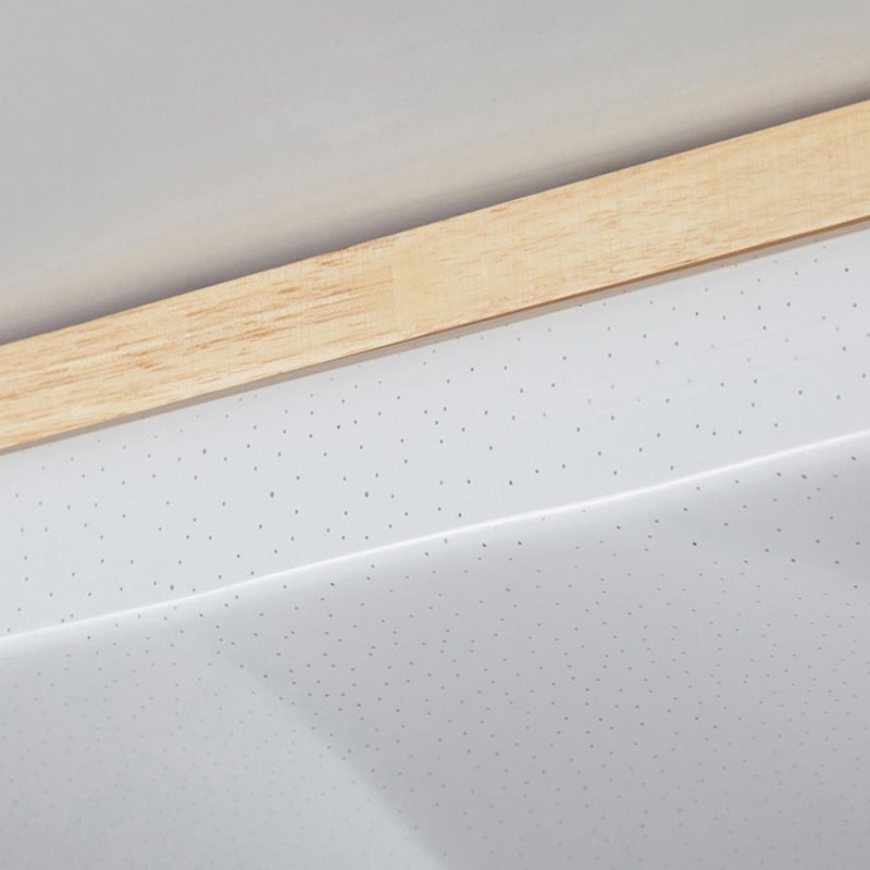 Lámpara de techo japonesa de acrílico cuadrada corrugada