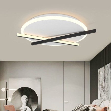 Lámpara de techo con diseño de reloj artístico de luz de techo nórdica Lámpara de techo con diseño de reloj artístico de luz de techo nórdica