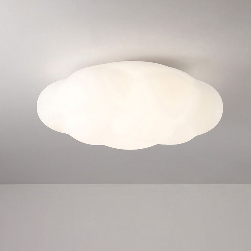 Lámpara de techo nórdica con forma de nube