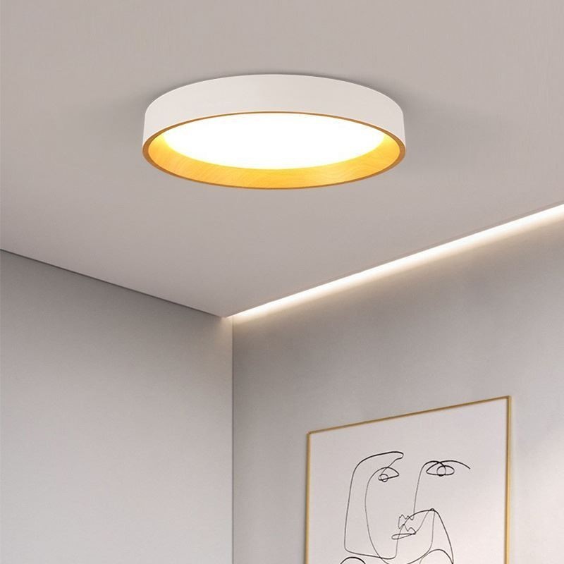 Lámpara de techo moderna minimalista con panel empotrado