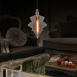 Lámpara colgante moderna con 1 luz