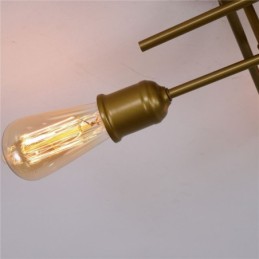 Lámpara de techo empotrada con portalámparas de 4 luces
