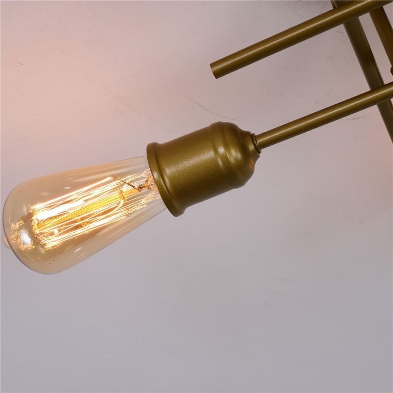 Lámpara de techo empotrada con portalámparas de 4 luces