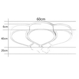 Lámpara de techo moderna empotrada con hermosa pantalla de globo
