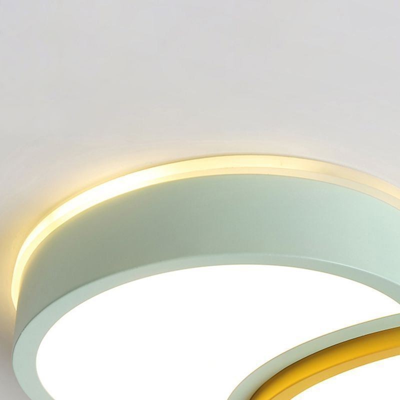 Lámpara de techo moderna empotrada con hermosa pantalla de globo