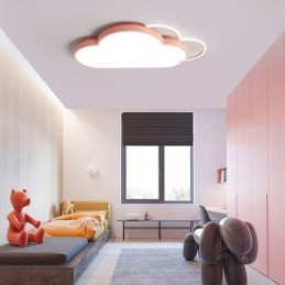 Lámpara de techo empotrada con forma de nube de luces modernas