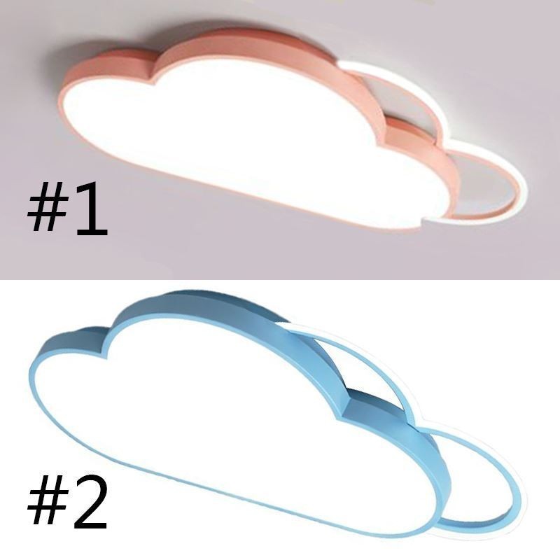 Lámpara de techo empotrada con forma de nube de luces modernas