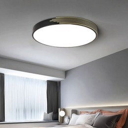 Lámpara de techo empotrada moderna con iluminación circular