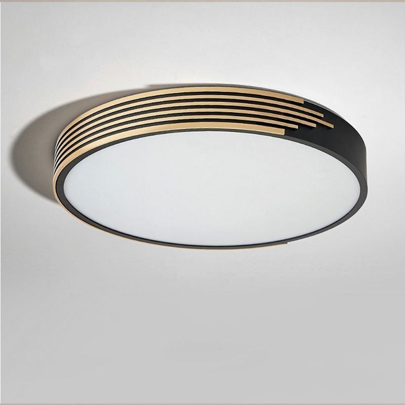 Lámpara de techo empotrada moderna con iluminación circular