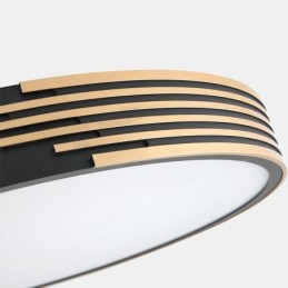Lámpara de techo empotrada moderna con iluminación circular