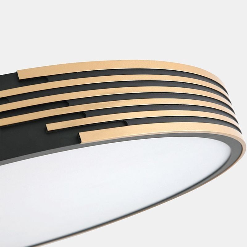 Lámpara de techo empotrada moderna con iluminación circular